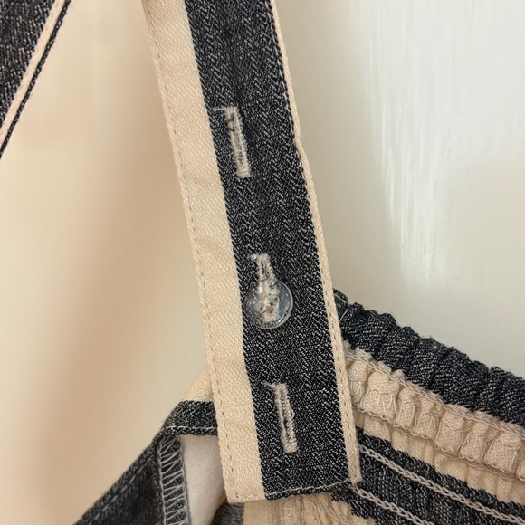 Knox Rose Black and Cream Striped Midi Dress - Picture 4 of 6